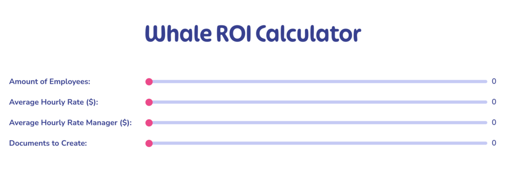 Whale ROI Calculator